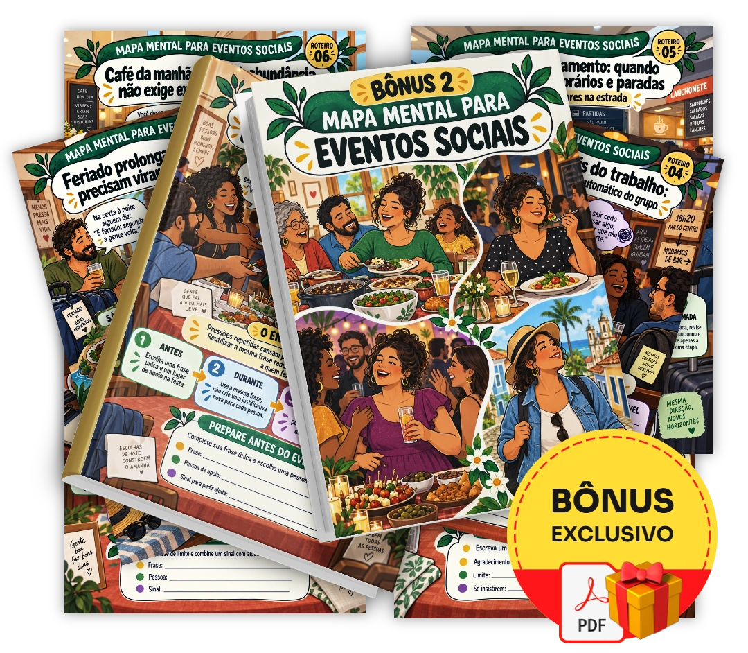 Mapa Mental para Eventos Sociais